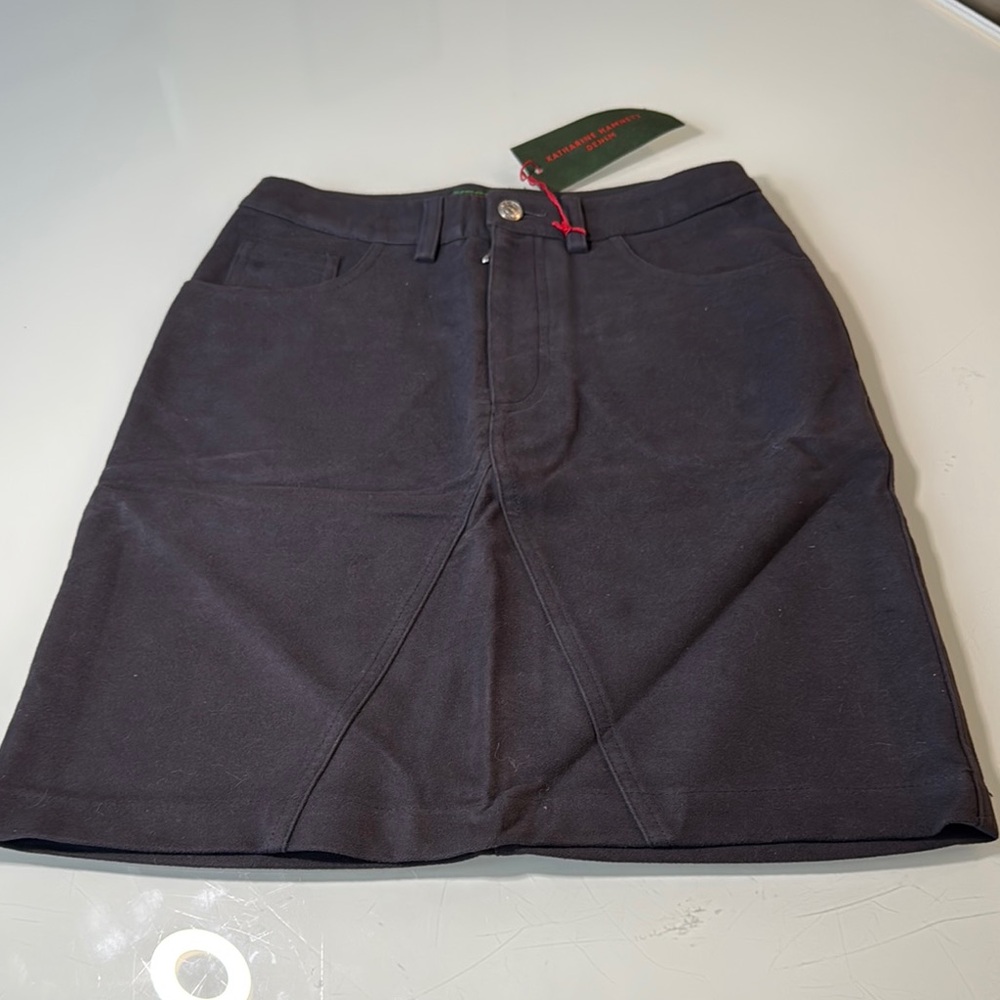 Katharine Hamnet - Women’s Black A-Line Skirt